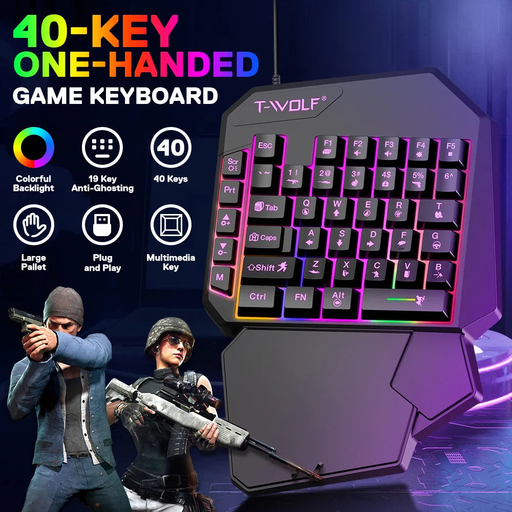 Kit Gamer Teclado e Mouse Mobile – Conversor 3 em 1 para PUBG Mobile - Arveth Shop
