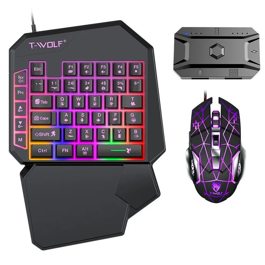Kit Gamer Teclado e Mouse Mobile – Conversor 3 em 1 para PUBG Mobile - Arveth Shop