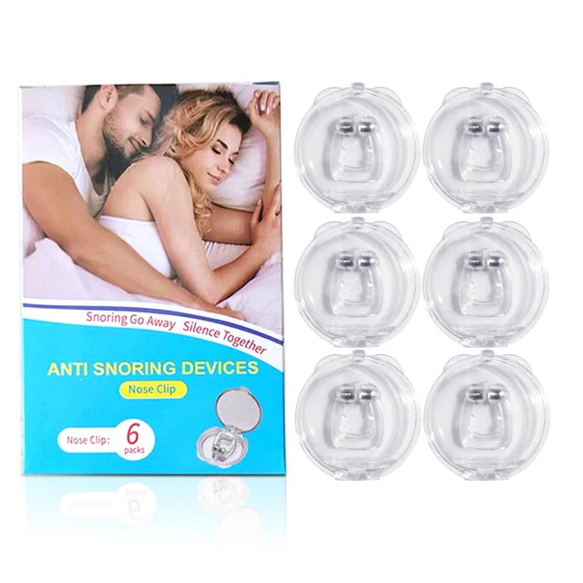 Corretor Antirronco, Dispositivo de Prevenção de Ronco para Homens e Mulheres, Eliminador de Ronco, Clipe Nasal para uma Noite de Sono Tranquila - Arveth Shop